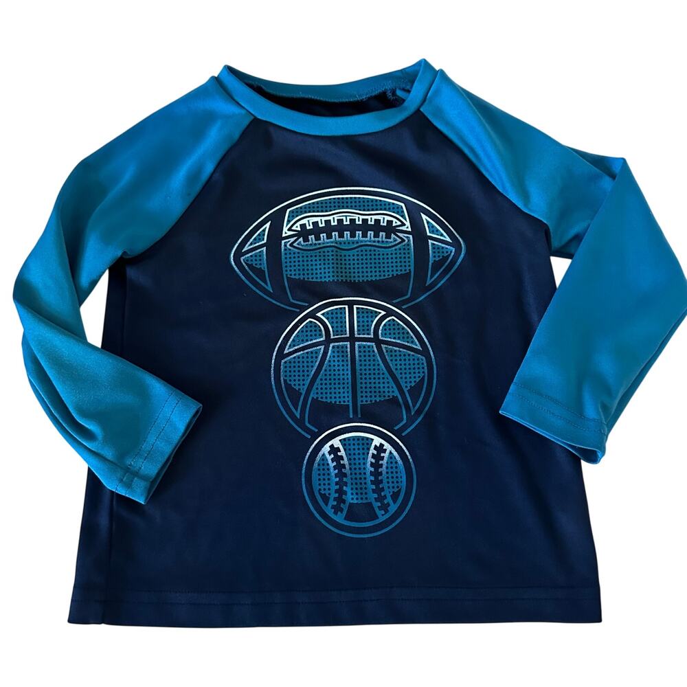 Jumping Beans raglan football/basketball tee